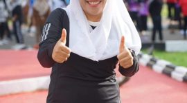 Hj. Fifian Adeningsi Mus Calon Bupati Kepulauan Sula Periode 2024-2029.