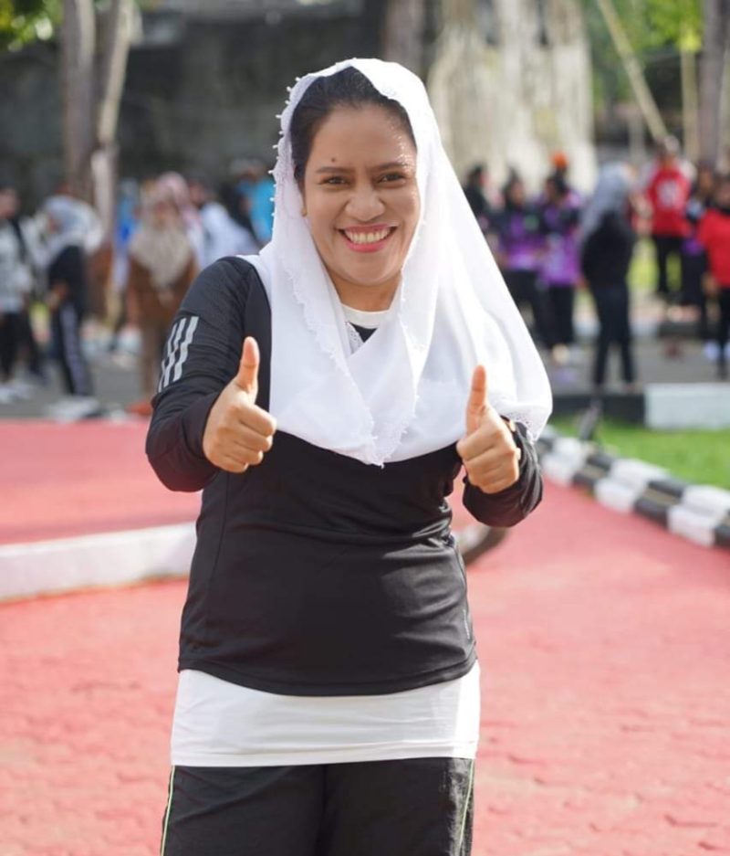 Hj. Fifian Adeningsi Mus Calon Bupati Kepulauan Sula Periode 2024-2029.