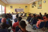Foto: Satlantas Polres Kepulauan Sula, menggelar rapat bersama Komunitas Tukang Ojek.