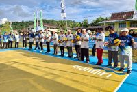 Foto: Pembukaan Volly Ball Doin Cup XI Tahun 2025 di Desa Dofa.