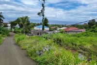 Foto: Lahan rumah di kelurahan Fitu Kecamatan Ternate Selatan kota Ternate.