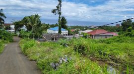 Foto: Lahan rumah di kelurahan Fitu Kecamatan Ternate Selatan kota Ternate.