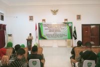 Foto: Sambutan Asisten II Setda Kepulauan Sula Abdi Umagapi.