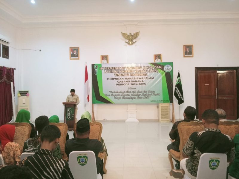 Foto: Sambutan Asisten II Setda Kepulauan Sula Abdi Umagapi.