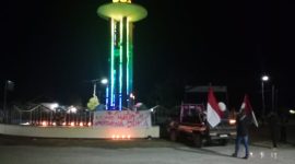 Foto: Aksi Demonstrasi oleh Aliansi Taliabu Bersatu di Kota Bobong.