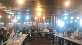 Foto: Gelar Silaturahmi dengan Alumni HMI Sula sekaligus reses Anggota DPD RI Hasbi Yusup.