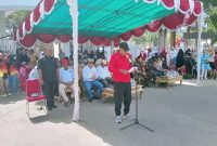 Foto: Wakil Bupati Kepulauan Sula H. M. Saleh Marasabessy membuka kegiatan gerak jalan tingkat SD. 