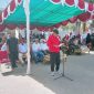 Foto: Wakil Bupati Kepulauan Sula H. M. Saleh Marasabessy membuka kegiatan gerak jalan tingkat SD. 