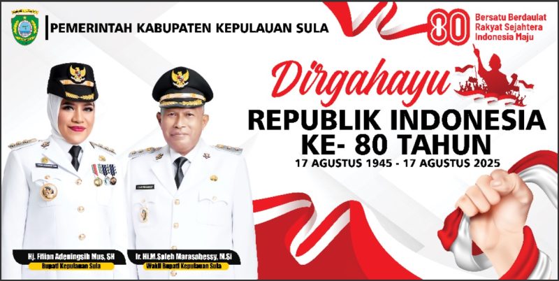 Foto: Flyer Dirgahayu Hari Ulang Tahun Kemerdekaan Republik Indonesia ke-80.