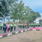 Foto: Pasukan Paskibraka Kabupaten Kepulauan Sula, di Depan Istana Daerah.
