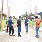 Foto: Depan Gapura Desa Waikafia Kecamatan Mangoli Selatan.