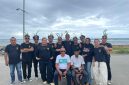Foto: Tim Poco-Poco Desa Fatcei pose bersama Kepala Desa Beni Drakel.