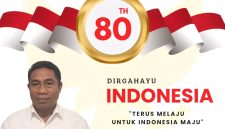 Foto: Ketua Panitia HUT RI ke-80 Kecamatan Mangoli Timur, Hatim Teapon.
