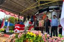Foto: Inspektur Upacara HUT RI ke-80 Kecamatan Mangoli Timur, Faradila Faudu.