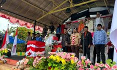 Upacara HUT RI Ke-80 di Desa Kou, Dipimpin Langsung oleh Camat Mangoli Timur