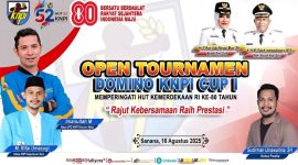 Foto: Flyer Turnamen Domino KNPI Cup 1.