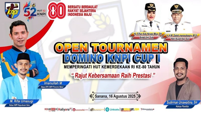Foto: Flyer Turnamen Domino KNPI Cup 1.