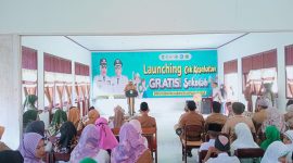 Foto: Sambutan Asisten III Setda Kepulauan Sula H. Zaidun.