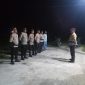 Foto: Apel Bersama Didepan Polsek Mangoli Timur, Sebelum Melaksanakan Patroli Jalan Kaki.