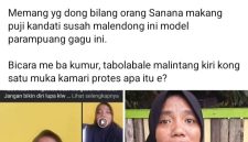 Foto: Postingan Akun Facebook Bernadus Boleng.