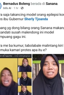 Tanggapan Netizen atas Kritikan Sandra Weu Terhadap Gubernur Serly, Seakan Sula Adalah Anak Tiri Dari Malut