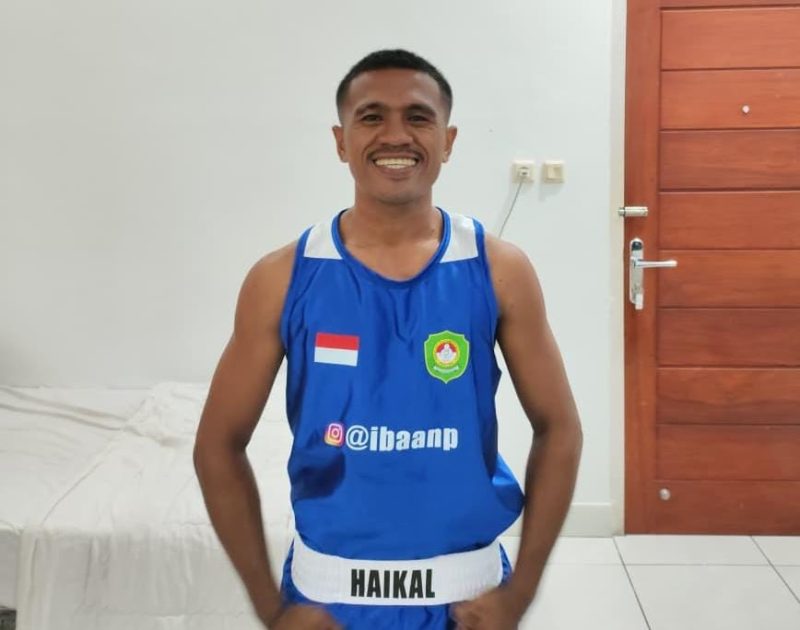 Foto: Zulfiqra Samsudin, Sang Juara Muaythai Maluku Utara Tahun 2025.