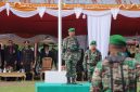 Foto: Kepala Staf Kodim (Kasdim) Mayor Inf. Pardan jadi Inspektur Upacara HUT TNI ke-80.