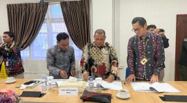 Foto: Sekretaris Daerah Kepulauan Sula Muhlis Soamole, Hadiri Kegiatan PKS OP4D di Ternate.