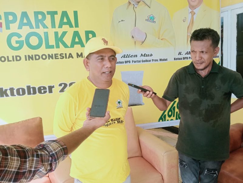 Foto: Ketua DPD Golkar Kepulauan Sula H. Ahkam Gajali. 