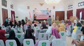 Foto: Sambutan Asisten II Setda Kepulauan Sula H. Zaidun di Istana Daerah DAD HIA TED SUA.