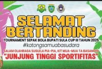 Foto: Flyer Turnamen Bupati Sula Cup III Tahun 2025.