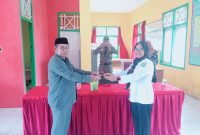 Foto: Serah Terima Jabatan di Kantor Camat Kecamatan Mangoli Timur.