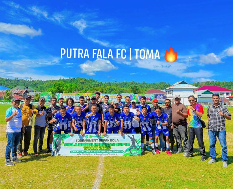 Dokumentasi: Tim Putra Fala FC, yang Mewakili Pulau Mangoli.