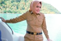 Dokumentasi: Bupati Kepulauan Sula Hj. Fifian Adeningsi Mus.