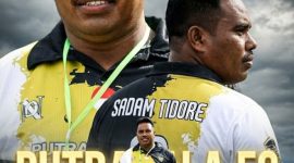 Dokumentasi: Pelatih Putra Fala FC, Sadam Tidore.