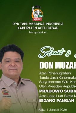 Don Muzakir Apresiasi Kebijakan Prabowo yang Pro-Petani