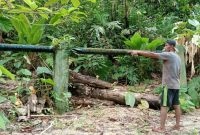 Dok: Lokasi Pembersihan Pipa Air Bersih Desa Waikafia.