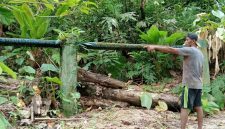 Dok: Lokasi Pembersihan Pipa Air Bersih Desa Waikafia.