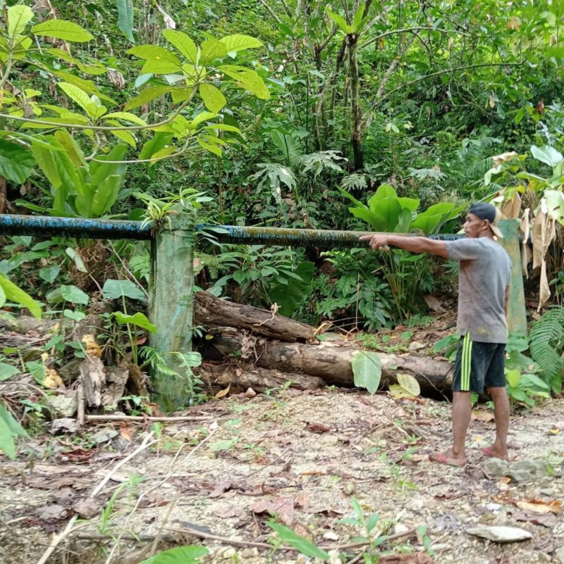 Dok: Lokasi Pembersihan Pipa Air Bersih Desa Waikafia.