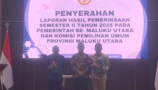 Dok: Pemerintah Daerah Kepulauan Sula, Menerima LHP Semester II Tahun 2025, dari BPK RI Perwakilan Maluku Utara.