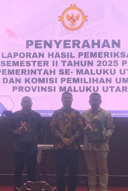 Pemda Sula Terima LHP Semester II Tahun 2025 dari BPK Perwakilan Malut