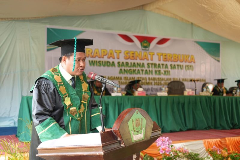 Dok: Sambutan Ketua STAI Babussalam Sula, Maluku Utara, Dr. Sahrul Takim, S.Pdi., M.Pdi.