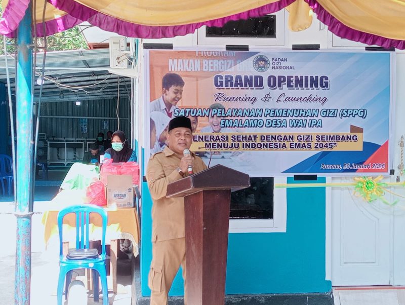 Dok: Sambutan Sekretaris Daerah Kepulauan Sula, Muhlis Soamole, SH.,M.Si