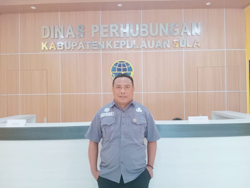Dok: Kepala Dinas Perhubungan Kepulauan Sula, Sutomo Teapon, S.STP