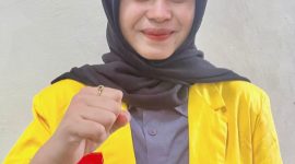 Gambar: Ketua Umum Terpilih Hima Pg-Paud FKIP, Unkhair Ternate Nur Aulia La Rukai 