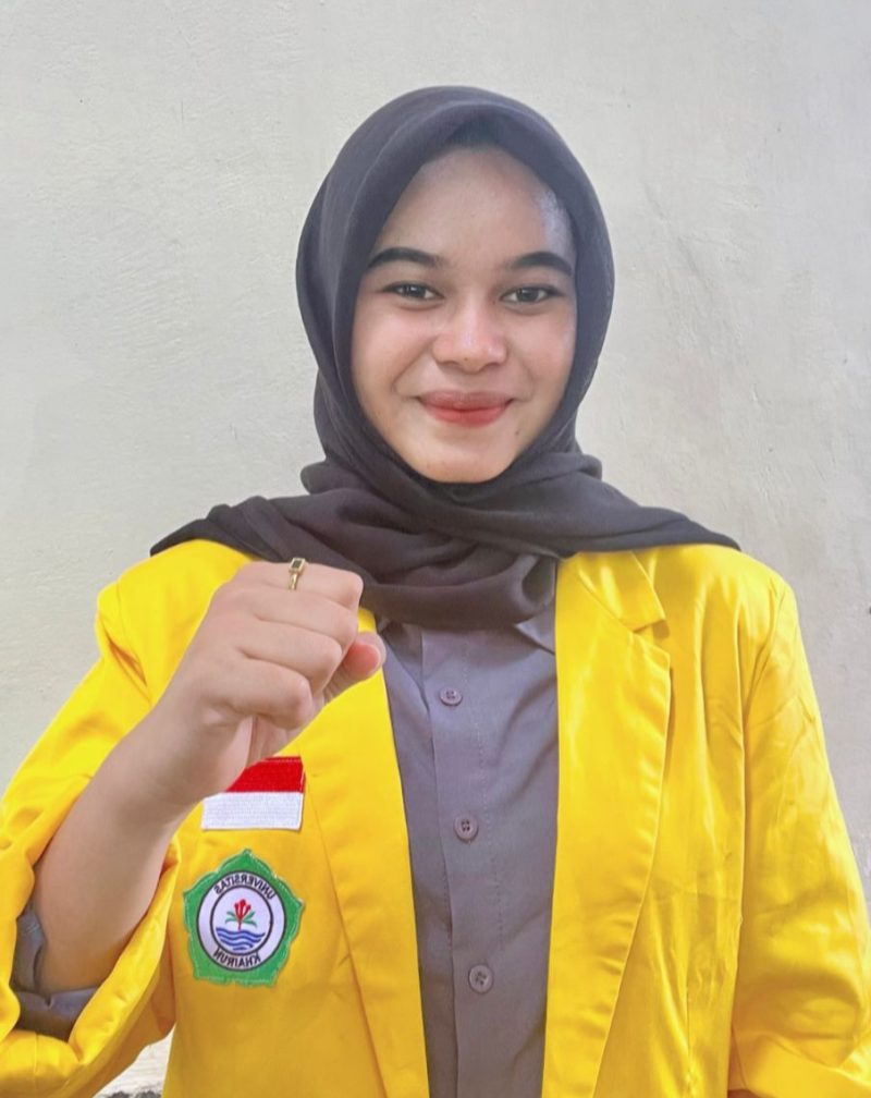 Gambar: Ketua Umum Terpilih Hima Pg-Paud FKIP, Unkhair Ternate Nur Aulia La Rukai 