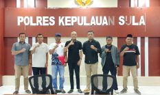 Polres Sula Dukung Pelantikan Pengurus KONI