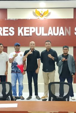 Polres Sula Dukung Pelantikan Pengurus KONI