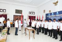 Gambar: Pelantikan KONI Kepulauan Sula,  di Aula Istana Daerah DAD HIA TED SUA.