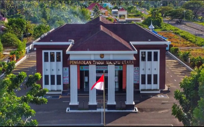 Gambar:Kantor Pengadilan Tinggi Provinsi Maluku Utara.